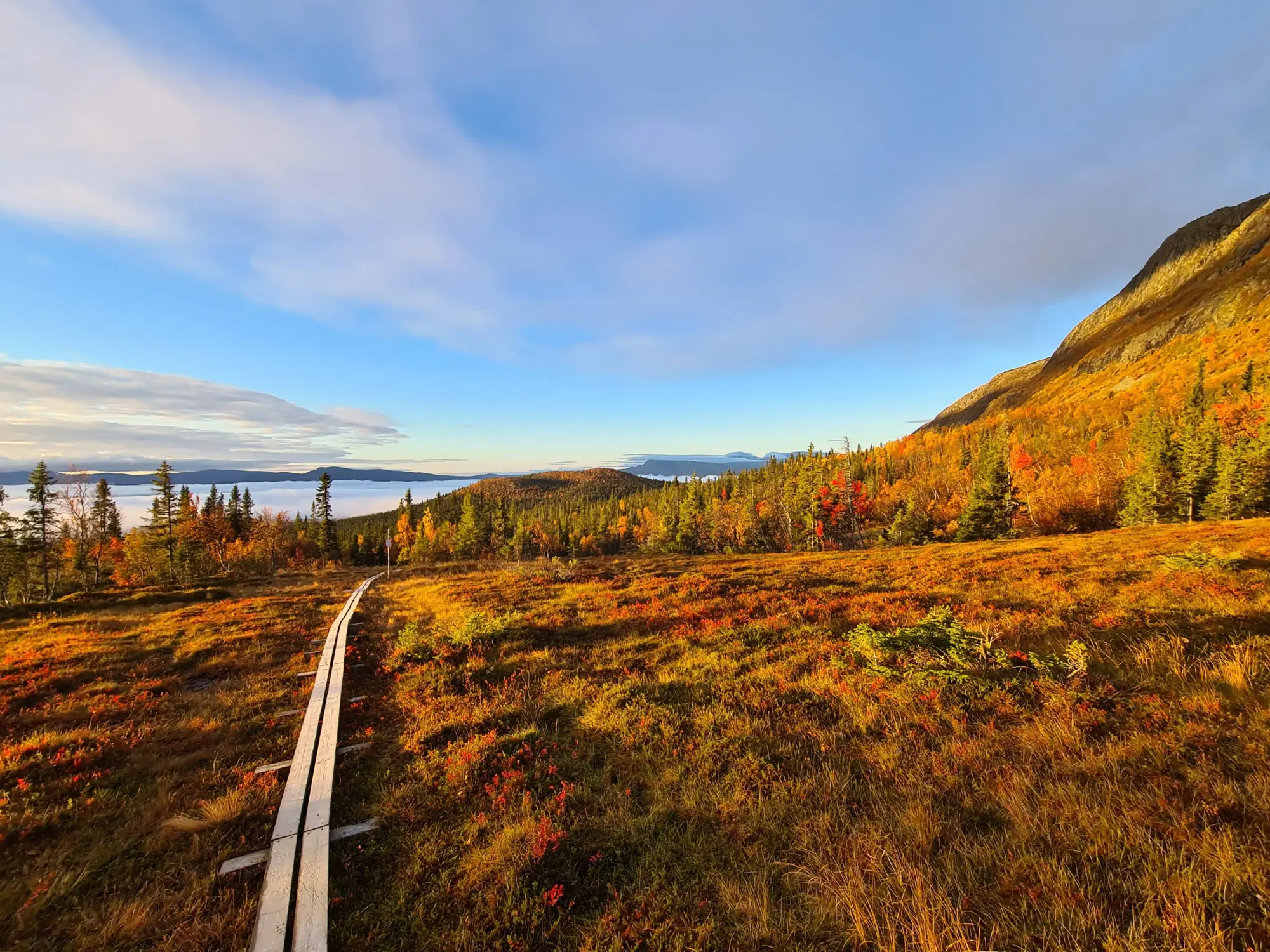 Höstlandskap i Marsfjällen